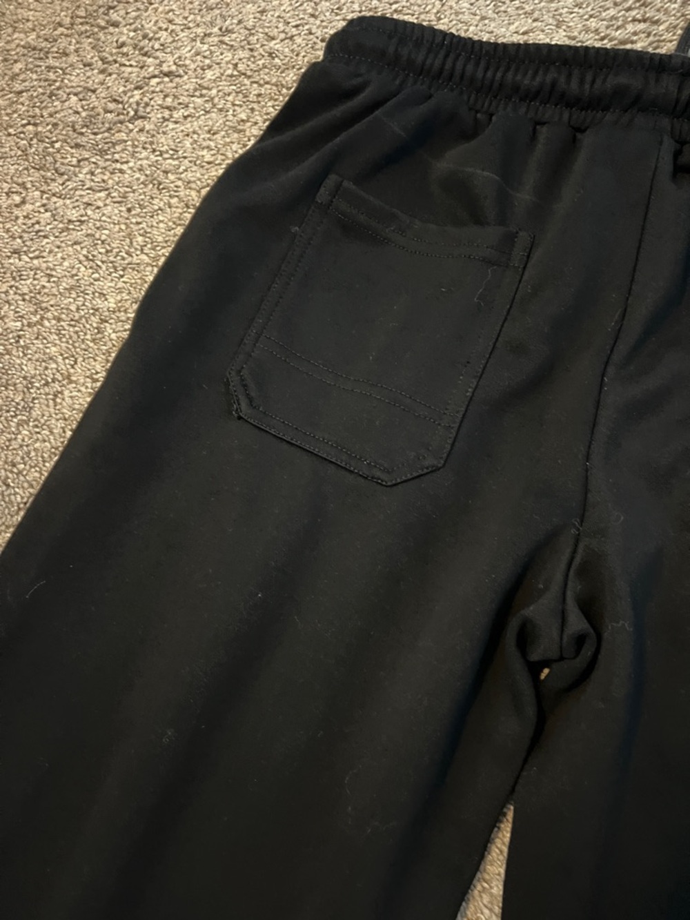 Edikted Black Wide-Leg Drawstring Sweatpants - Picture 7 of 7